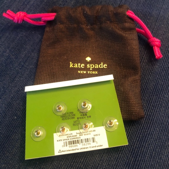 Kate Spade Three's Company Earrings - Picture 2 of 2